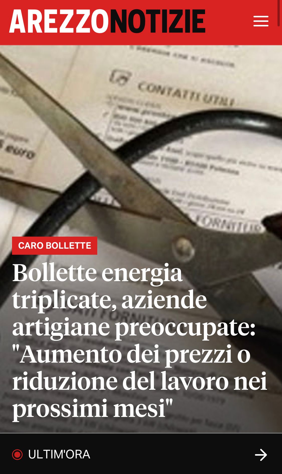 Bollette energia triplicate. Lo speciale di Arezzo Notizie con le