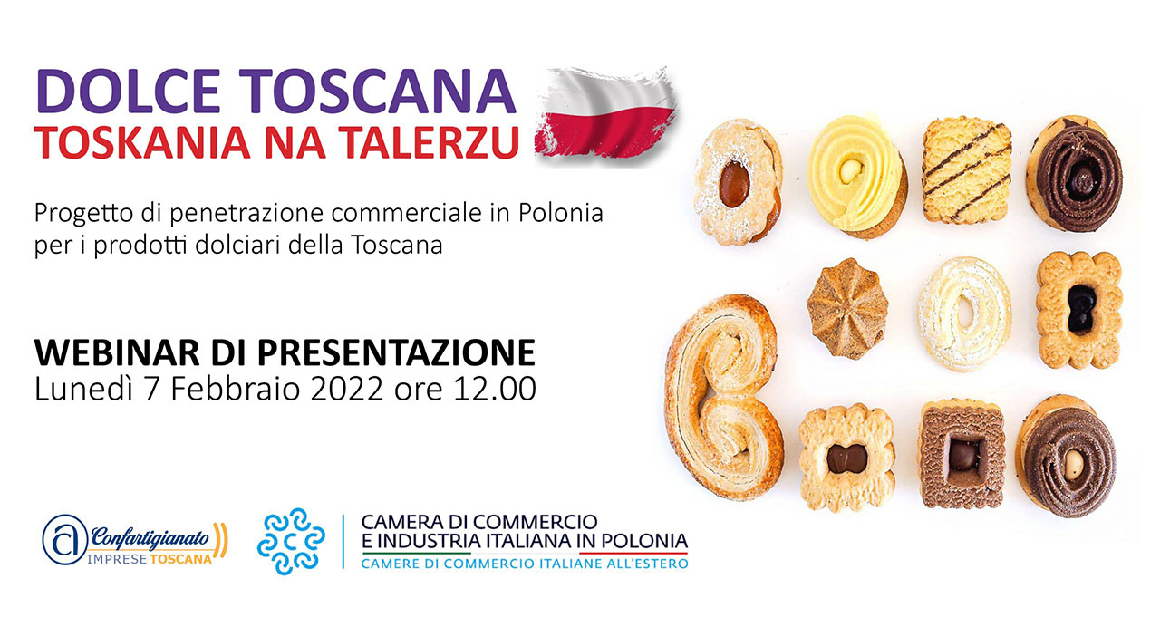 Progetto di penetrazione commerciale in Polonia per i prodotti dolciari  della Toscana