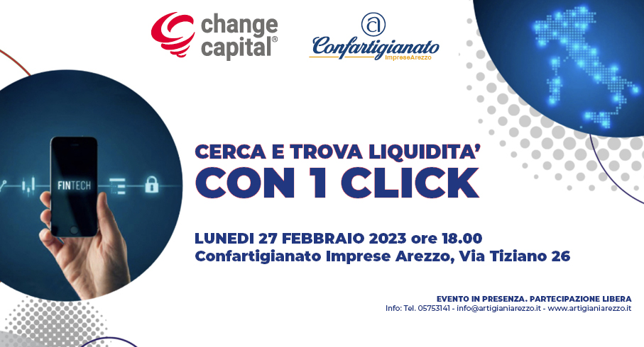 Cerca e trova liquidit con 1 click Confartigianato e Change Capital